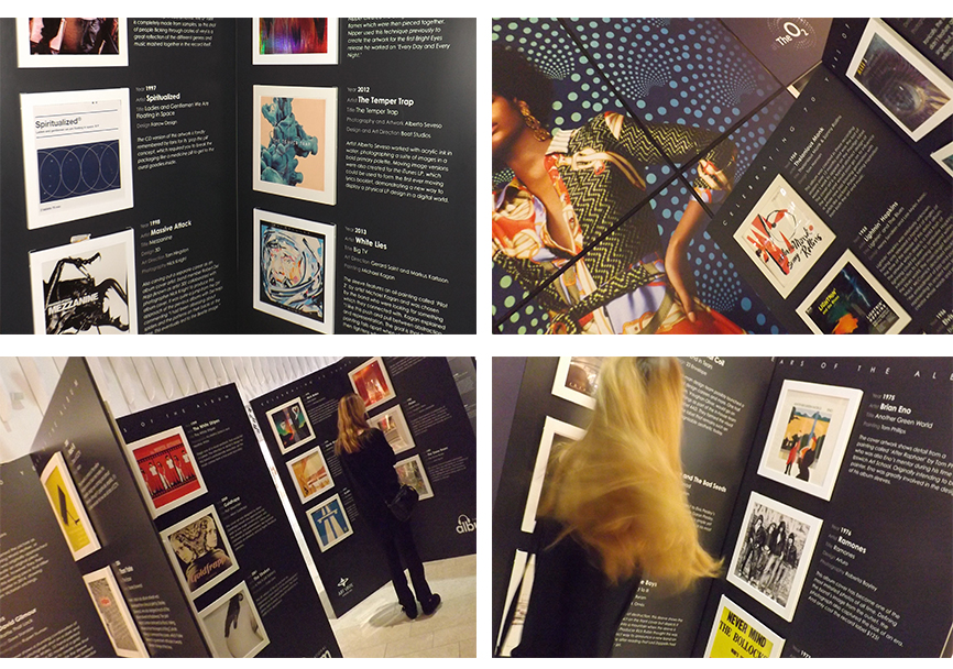 Record cover exhibition at the O2 Arena