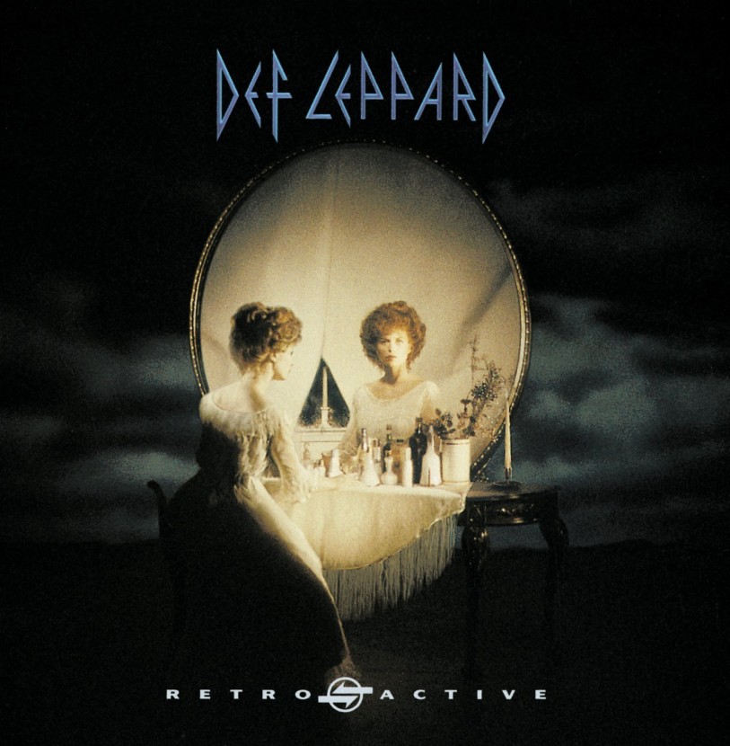 art vinyl record Def Leppard retro active